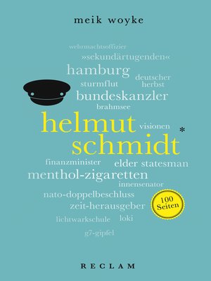 cover image of Helmut Schmidt. 100 Seiten